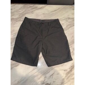 ONeill Mens Charcoal Heather Cargo Shorts Size 34 Relaxed Fit Casual Beach